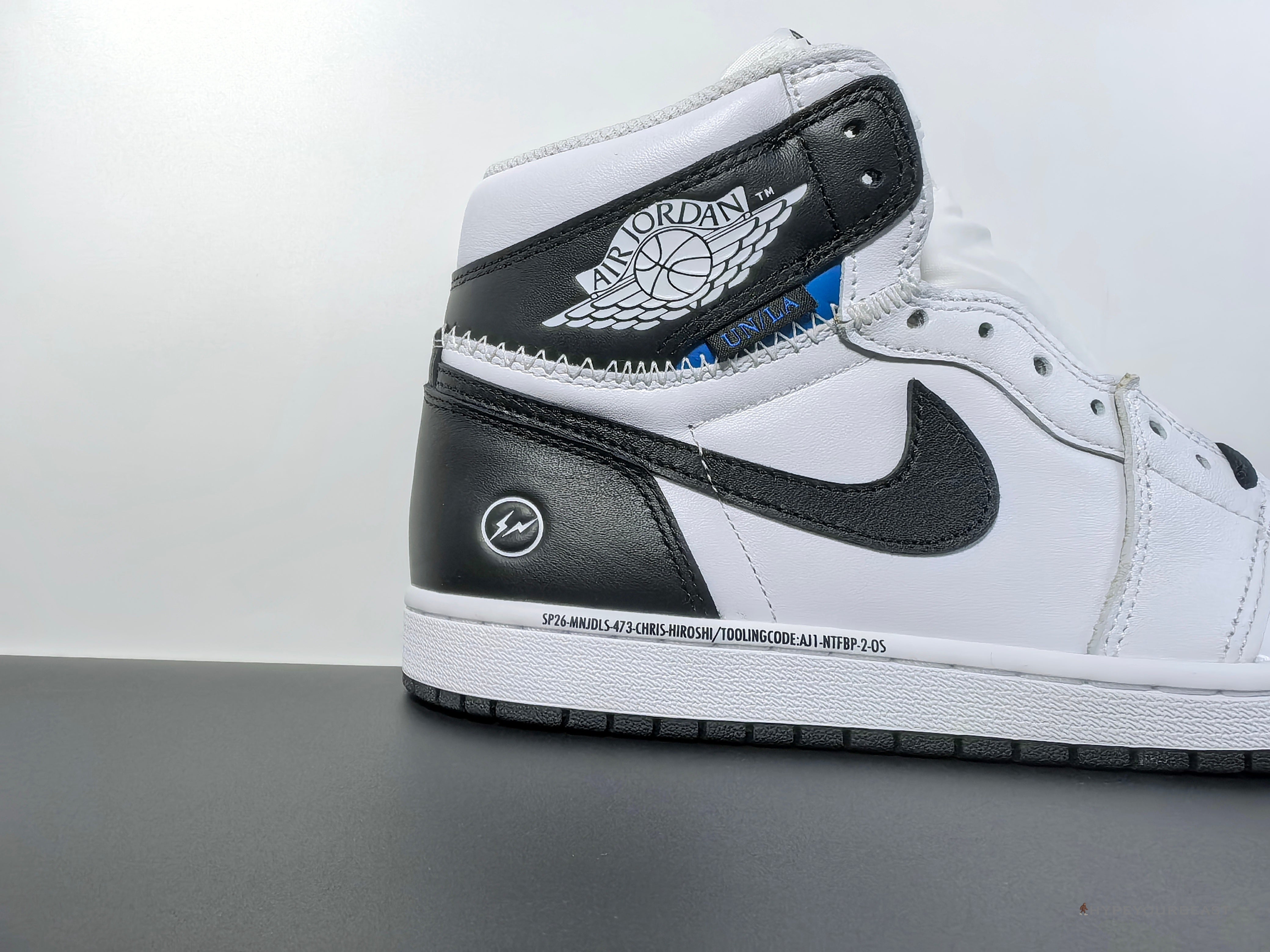 Jordam 1 Retro High OG 'Fragment X Union LA White Black'