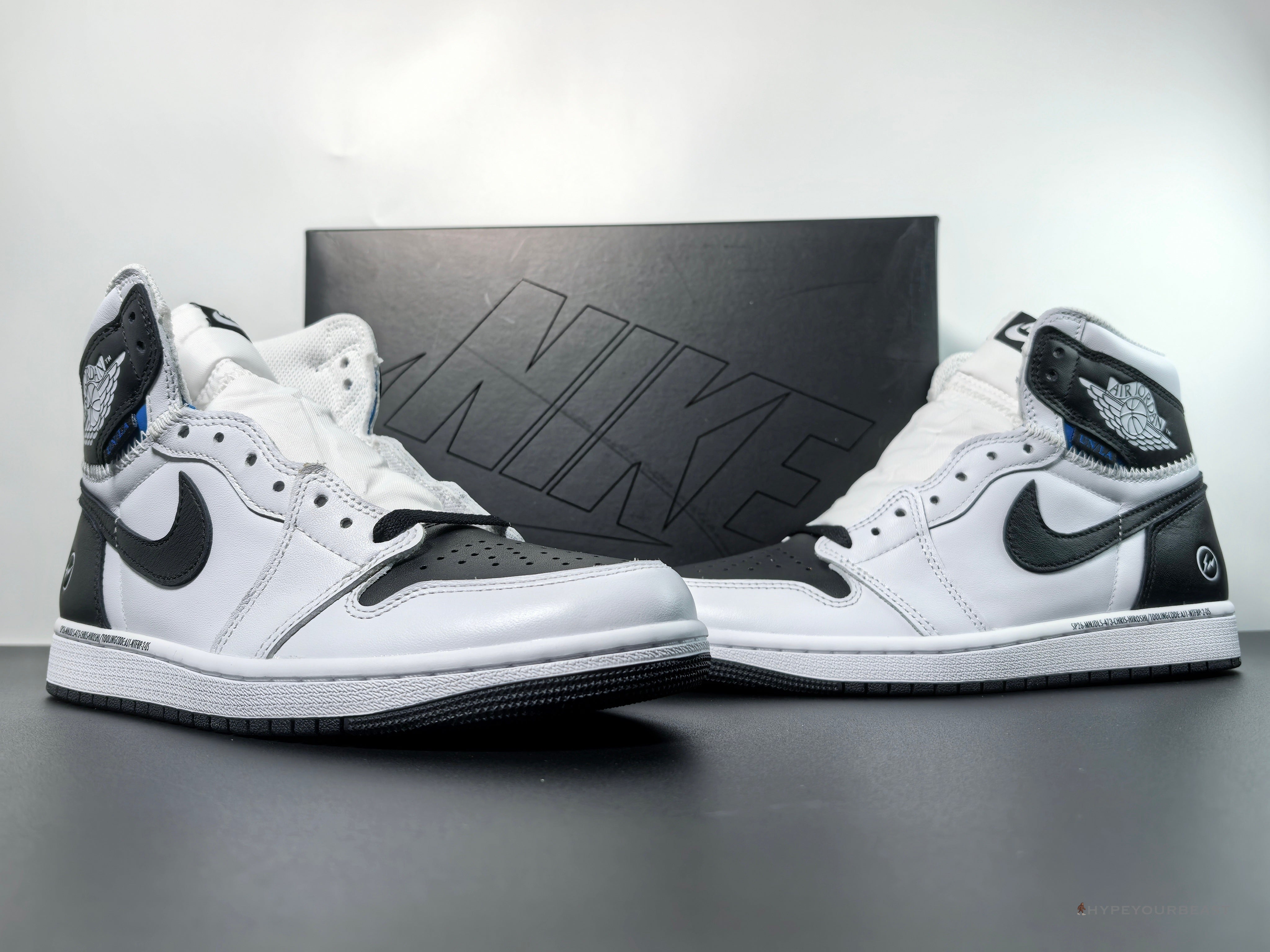 Jordam 1 Retro High OG 'Fragment X Union LA White Black'