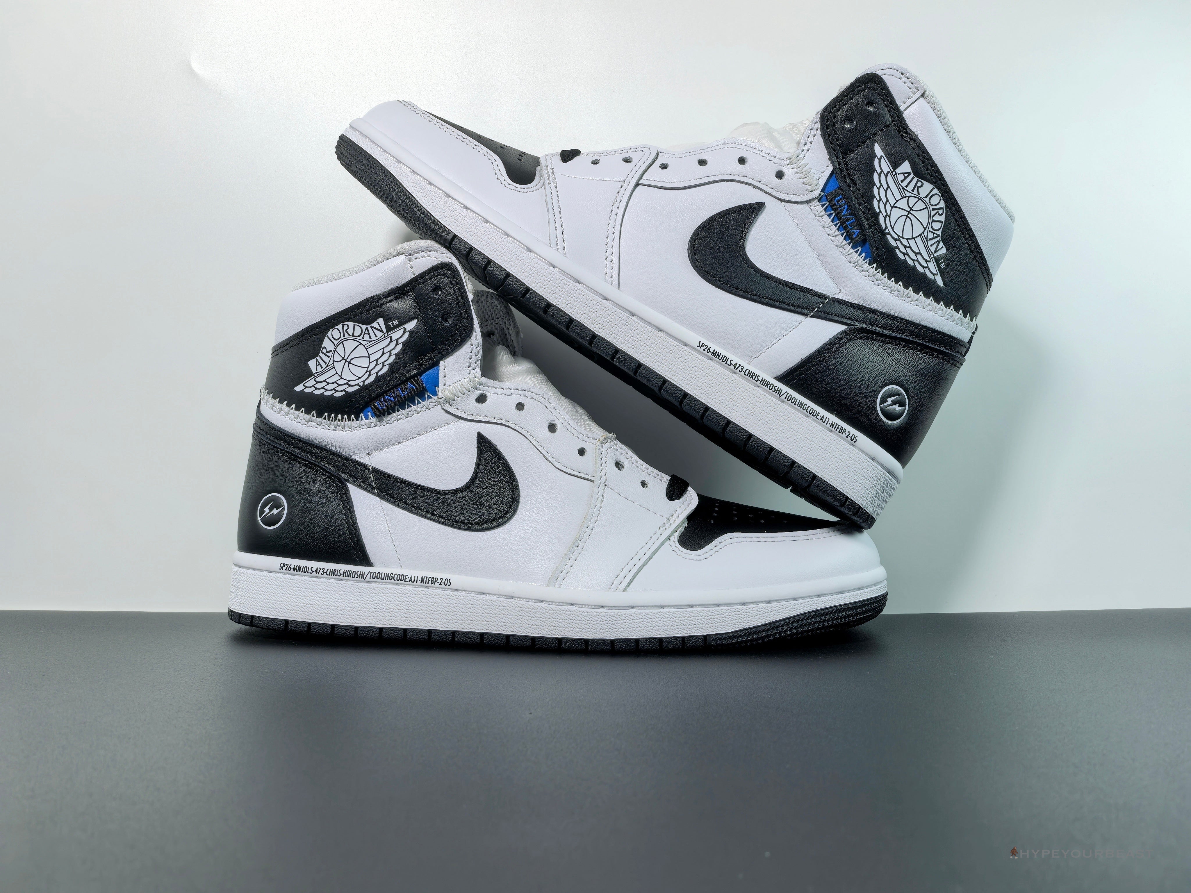 Jordam 1 Retro High OG 'Fragment X Union LA White Black'