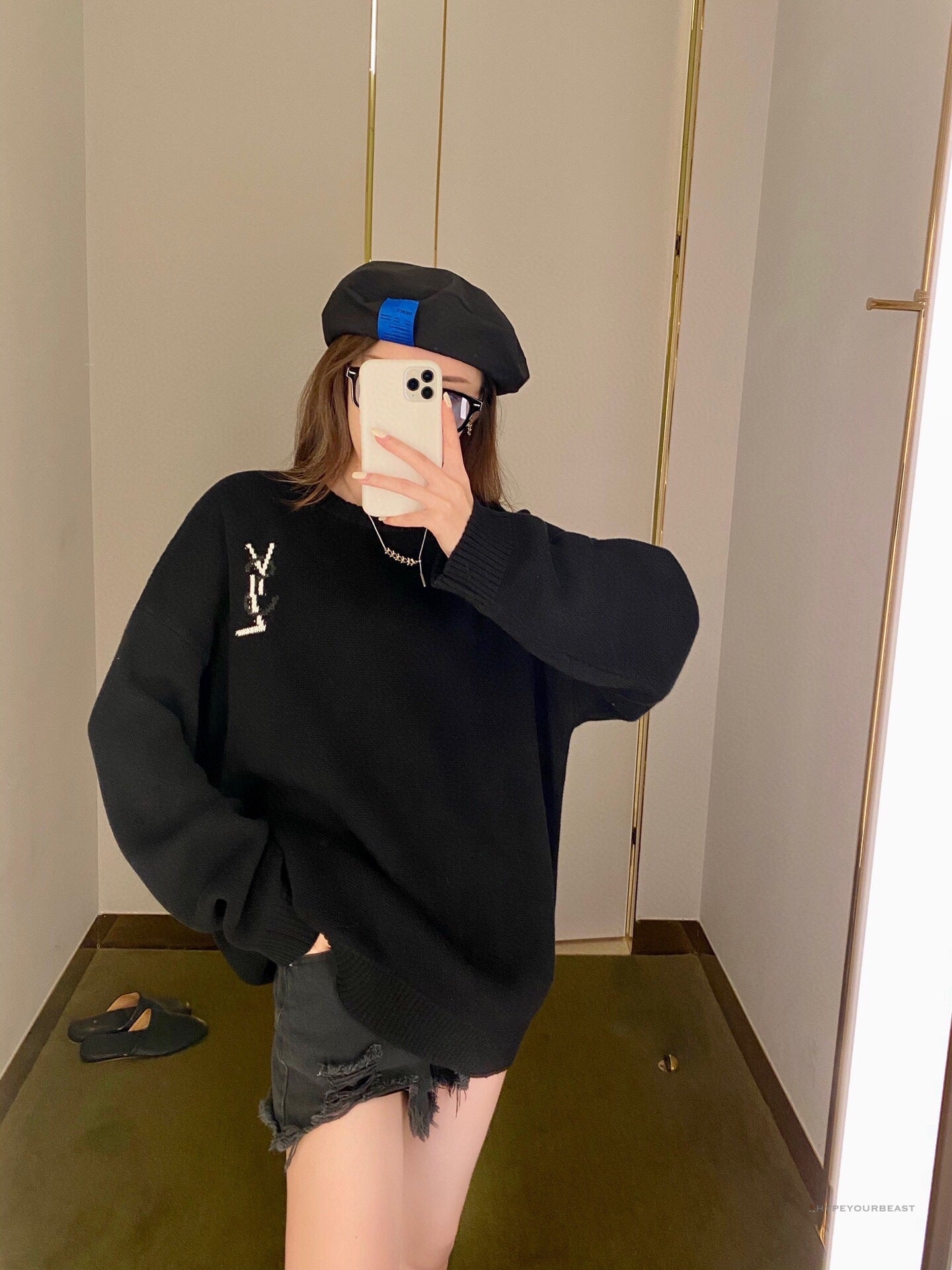 YSL Sweater Black