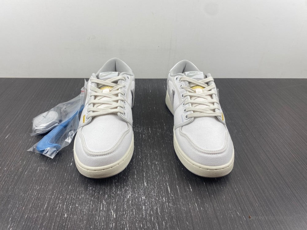 Air Jordan 1 Retro AJKO Low Union White Canvas