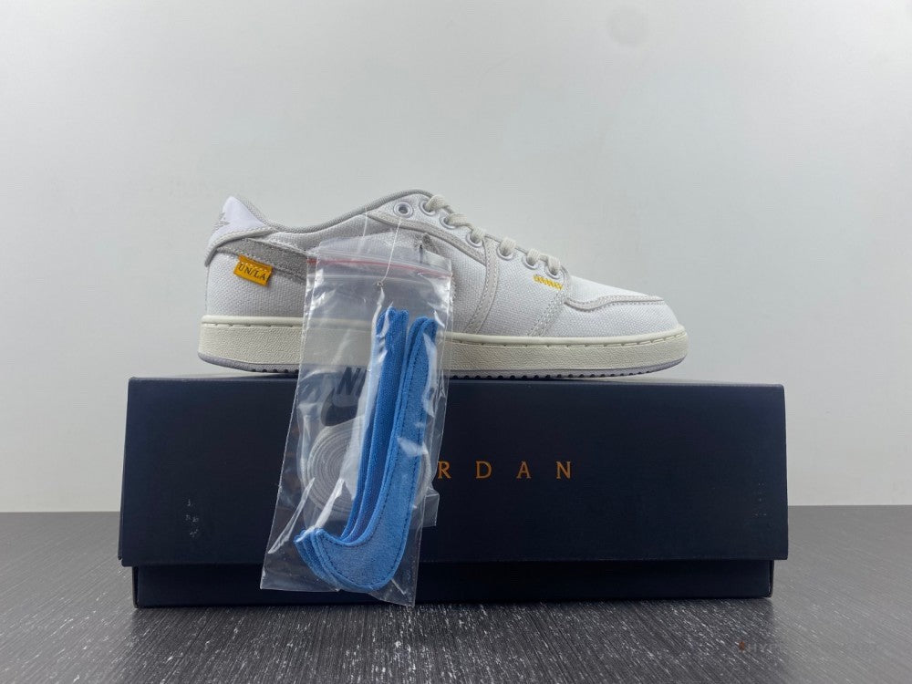 Air Jordan 1 Retro AJKO Low Union White Canvas