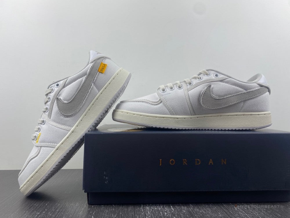 Air Jordan 1 Retro AJKO Low Union White Canvas