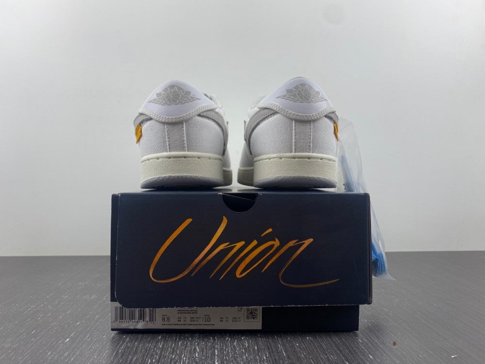 Air Jordan 1 Retro AJKO Low Union White Canvas