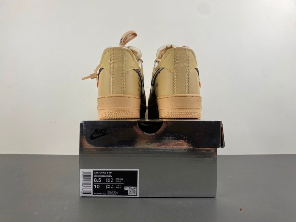 Off-White X NIke Air Force 1 Low 'Sesame'