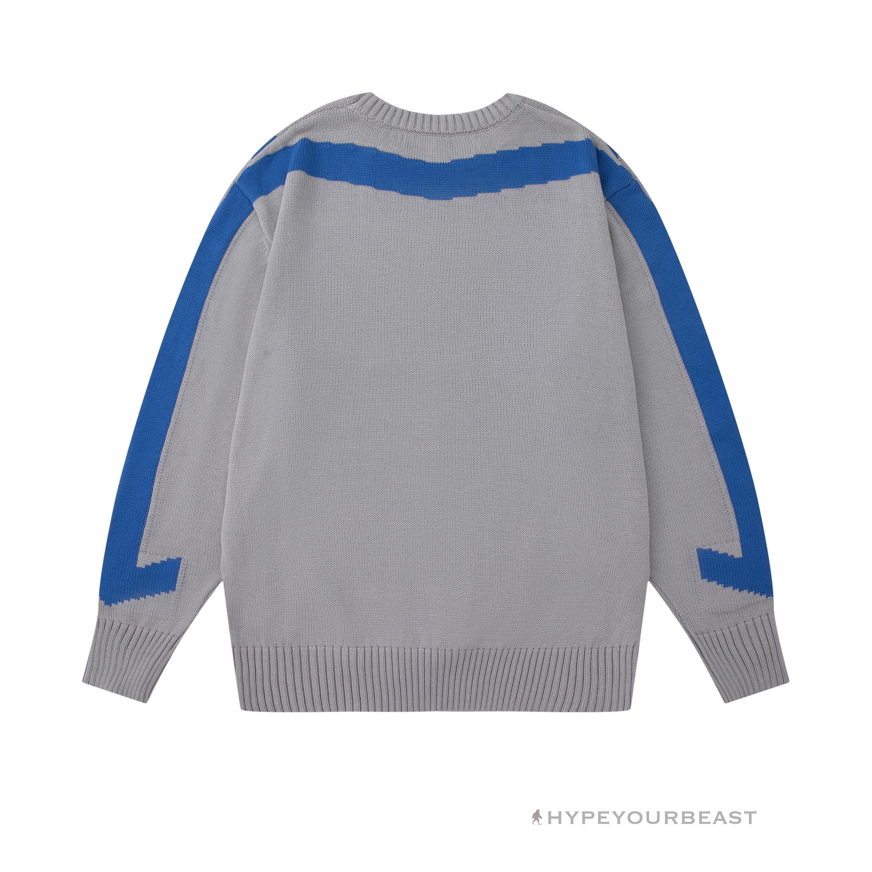 Off-White Shirt Blue Arrow