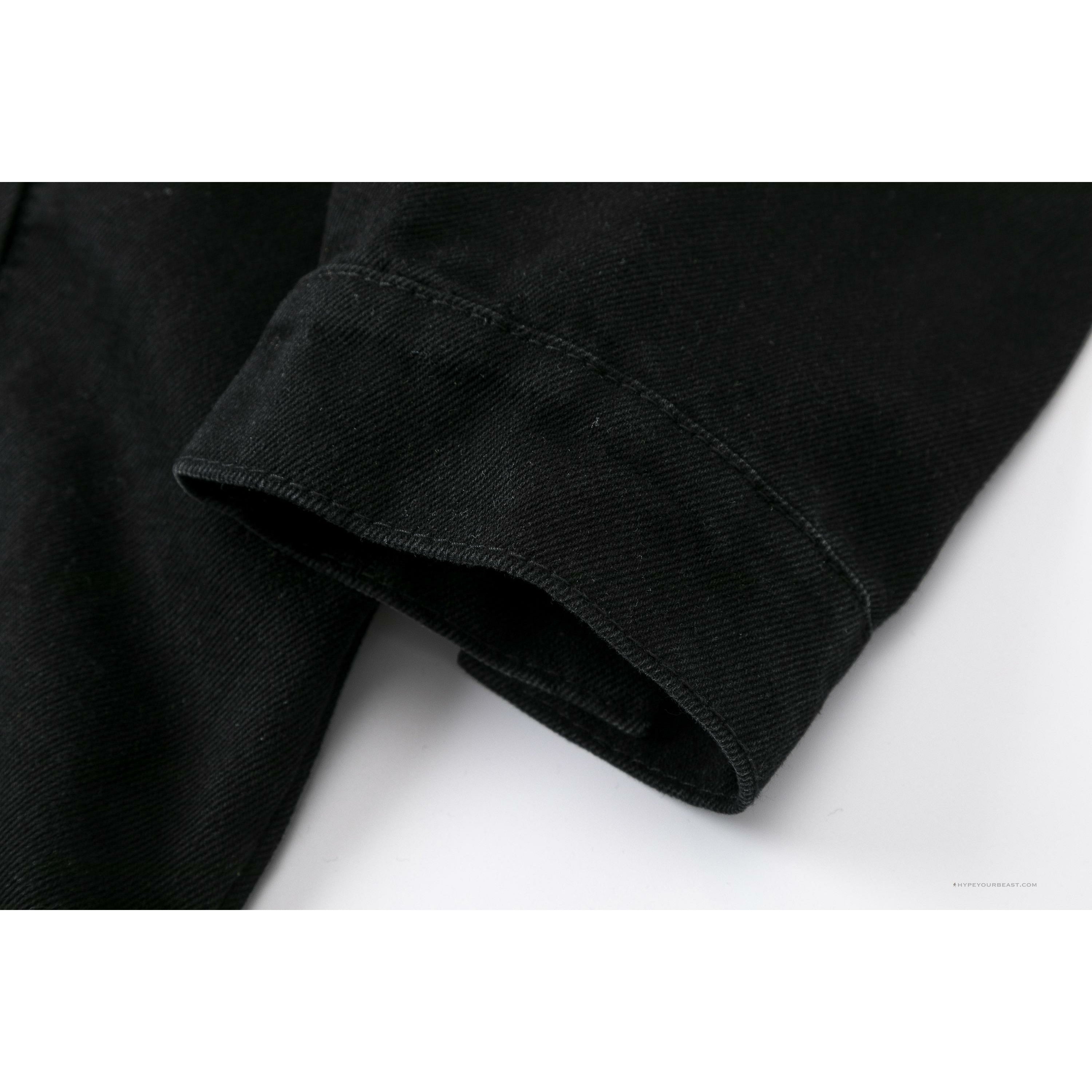 Off White Denim Black Jacket - Black