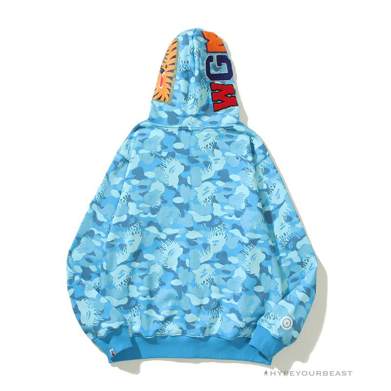 Bape Hoodie Sky Blue