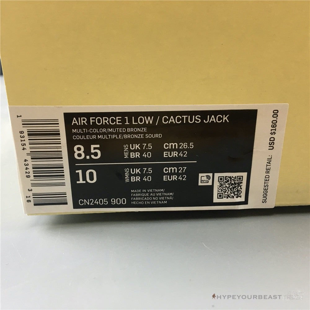 Nike Air Force 1 Low “Travis Scott - Cactus Jack”