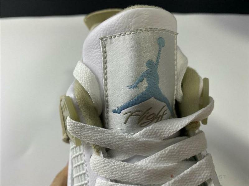 Air Jordan 4 White Gold