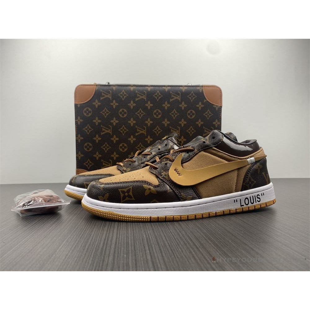 Off White X Jordan 1 Low X LV