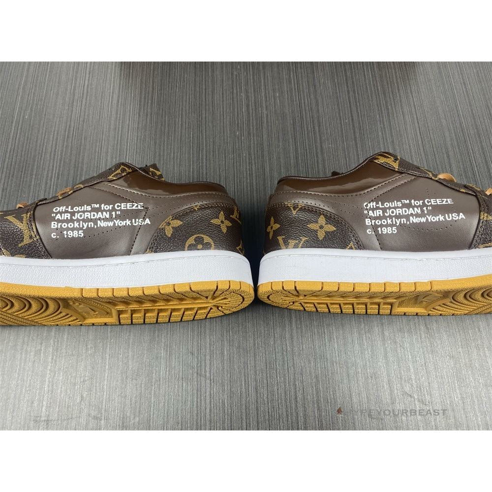 Off White X Jordan 1 Low X LV