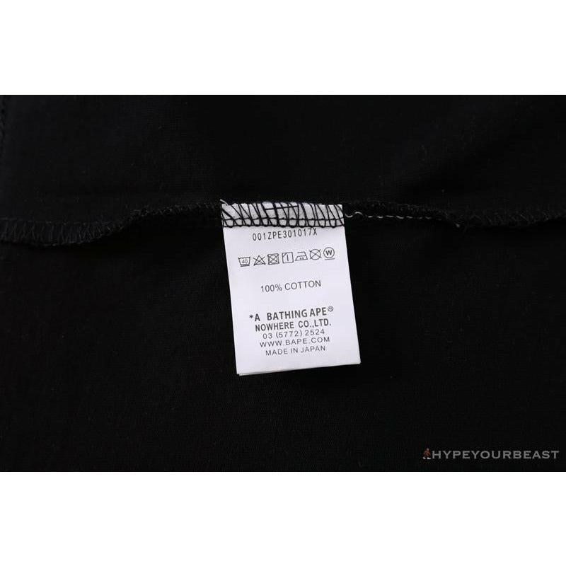 BAPE Baby Shark Red Shark Tee Shirt 'BLACK'