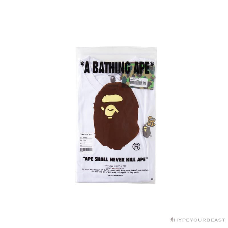 BAPE Readymade Small Bee Camouflage Letter Tee Shirt 'BLUE'