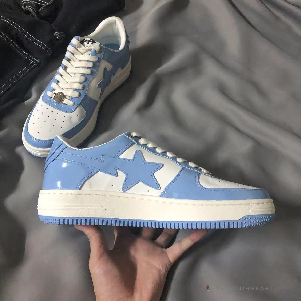 BAPE STA Low Top Sneakers Blue