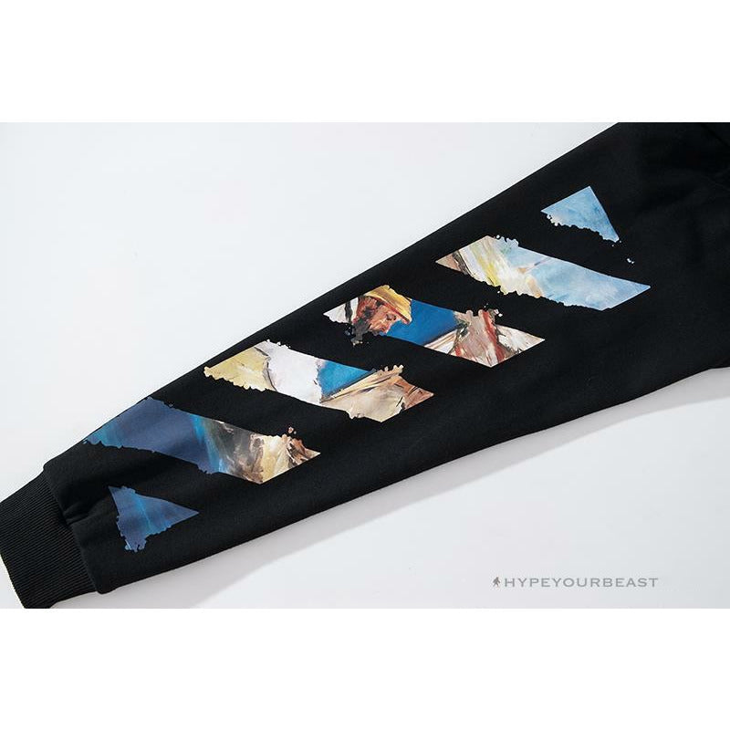 Off White Hoodie Black Sail
