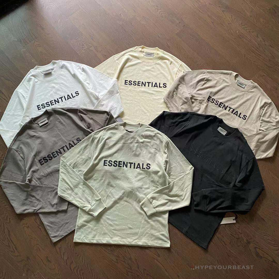 FOG 'ESSENTIALS' Long Sleeve Shirt Cream