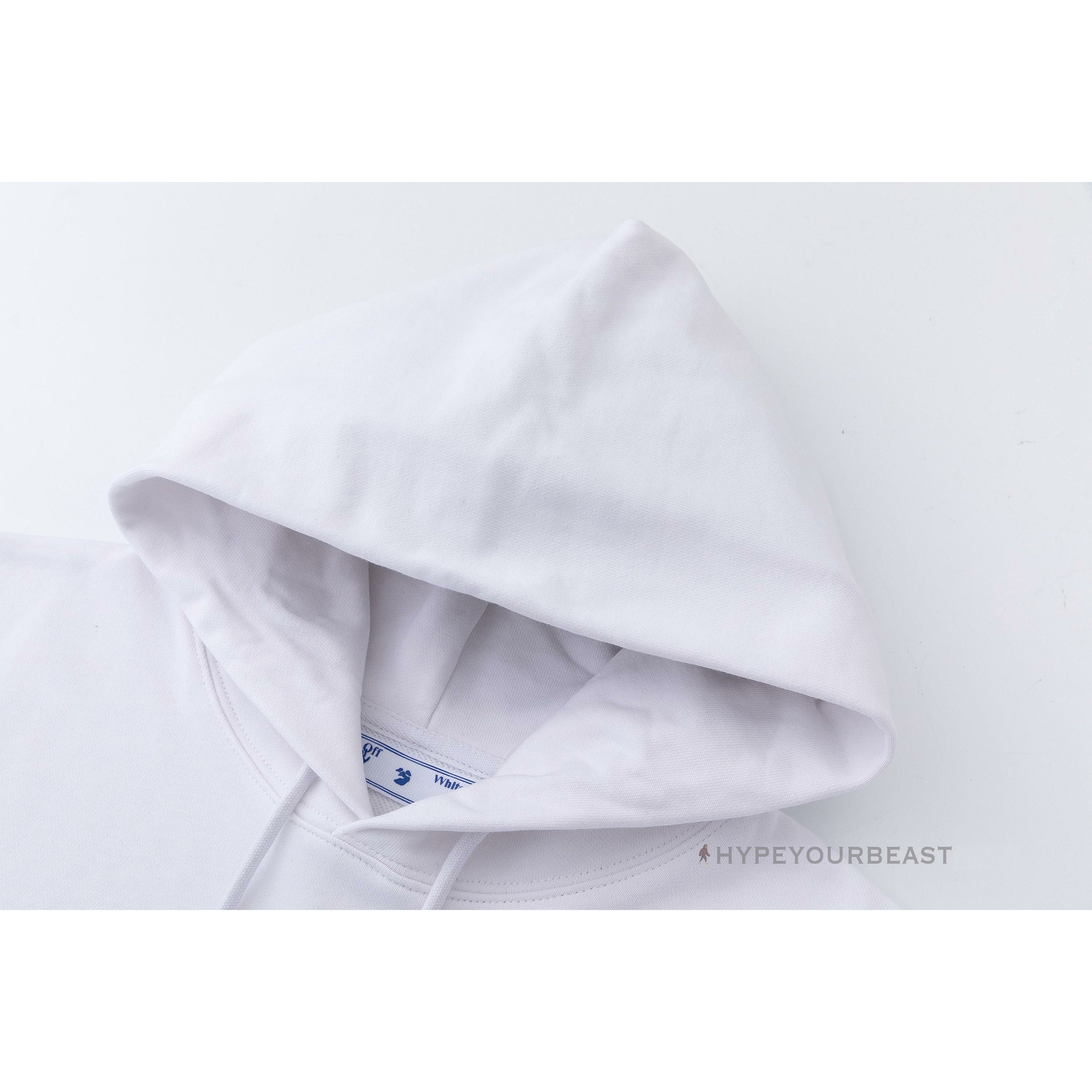 Off White Hoodie Fighter - White