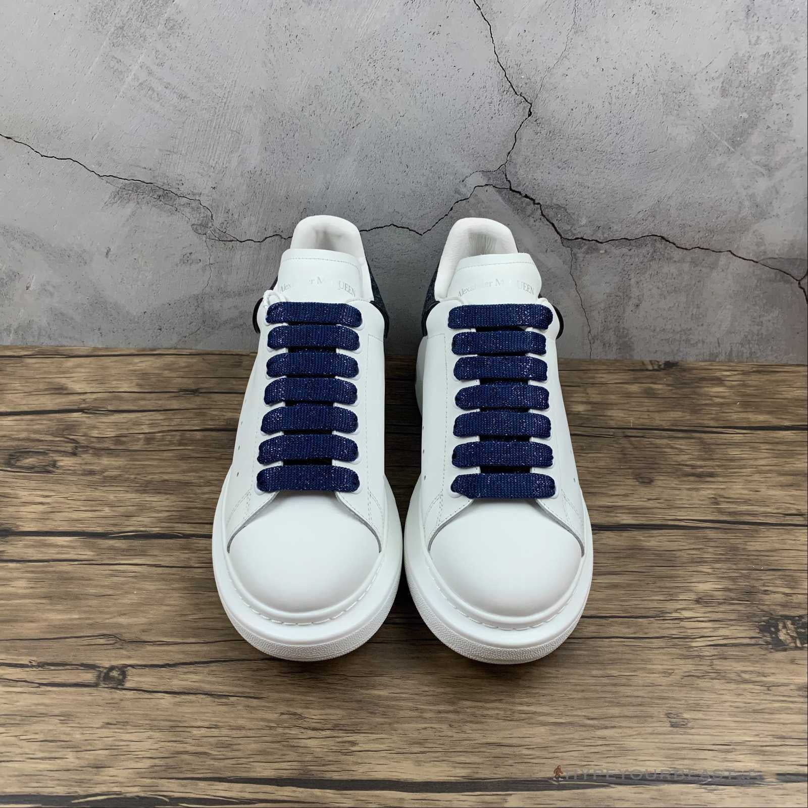 Alexander McQueen White / Blue Sparkle