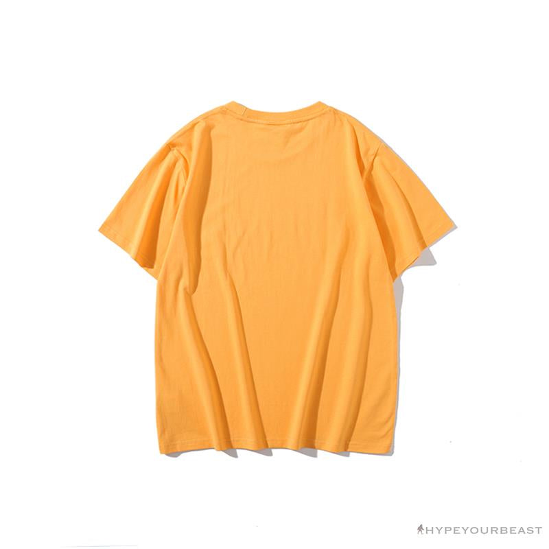 BAPE Little Ape Head Colorful Classic Tee Shirt 'YELLOW'