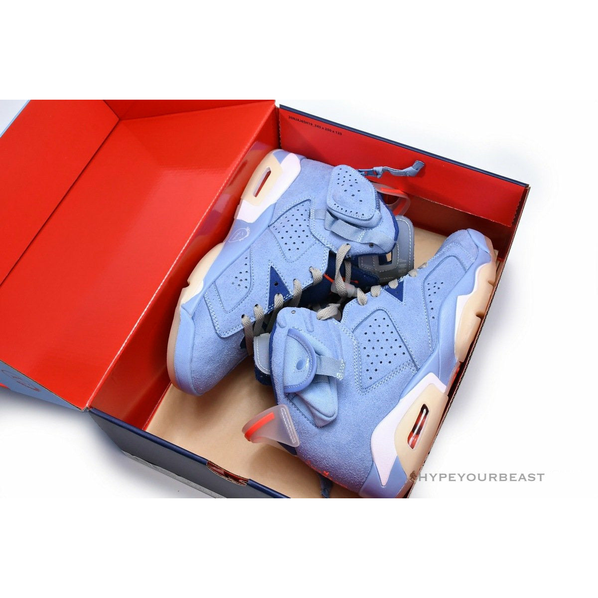 Travis Scott X Air Jordan 6 'British Khaki Blue'