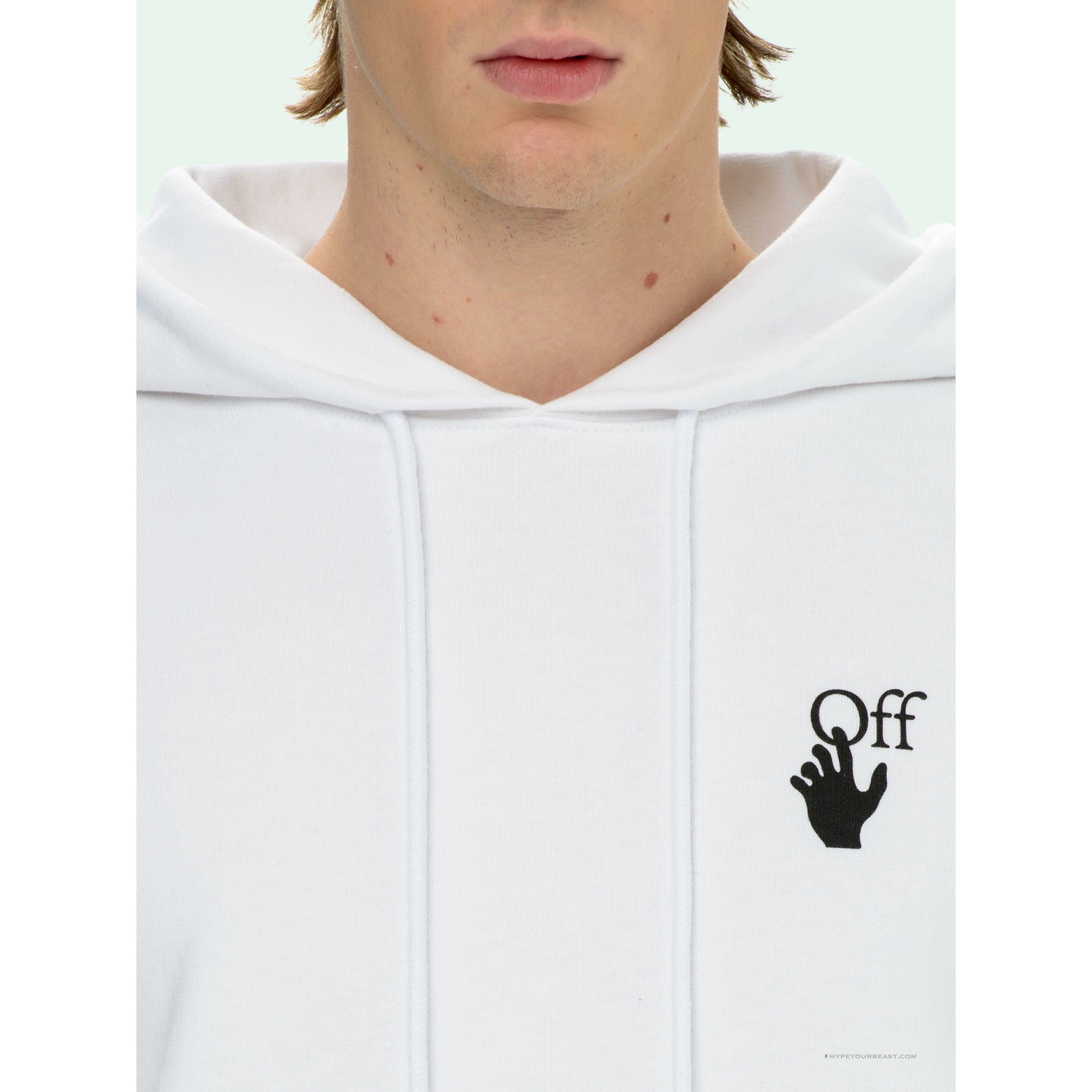 Off White Hoodie White BC
