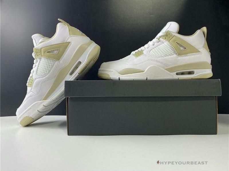 Air Jordan 4 White Gold