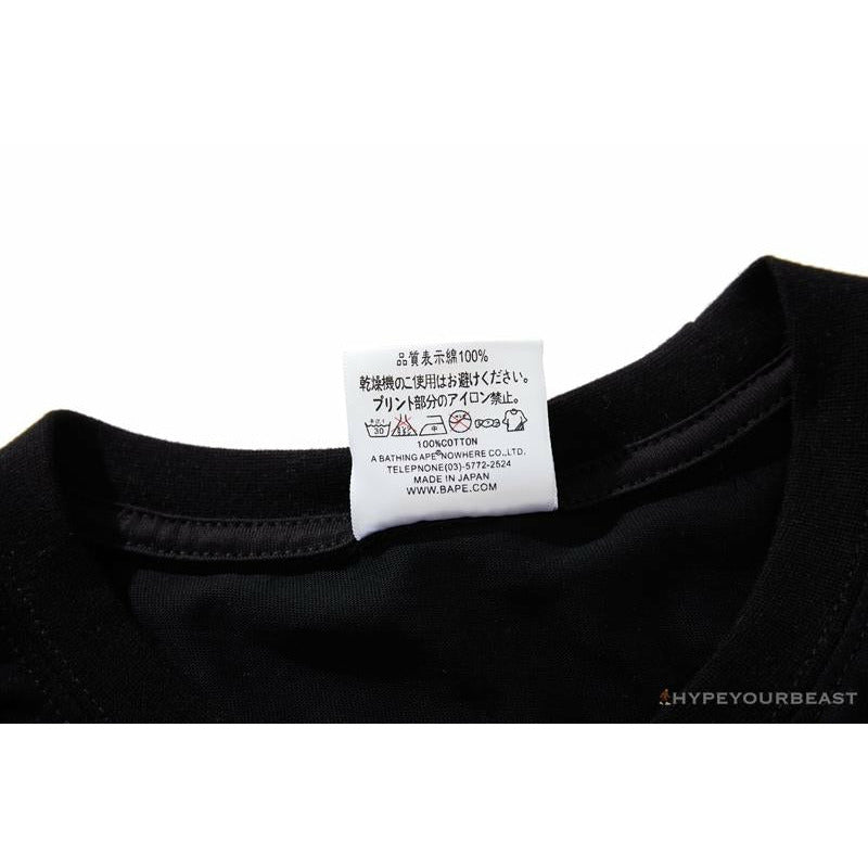 BAPE Little Ape Head Tom and Jerry Chase Tee Shirt 'BLACK'