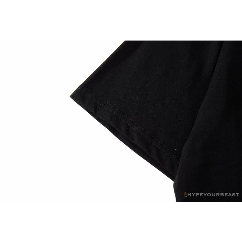 BAPE Shark Head PONR Tee Shirt 'BLACK'