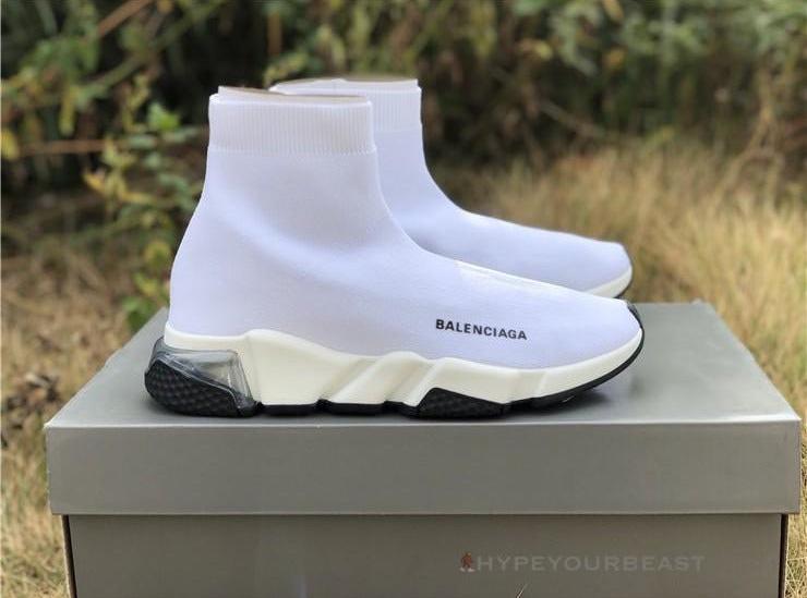 BCG Sock Trainers White / White