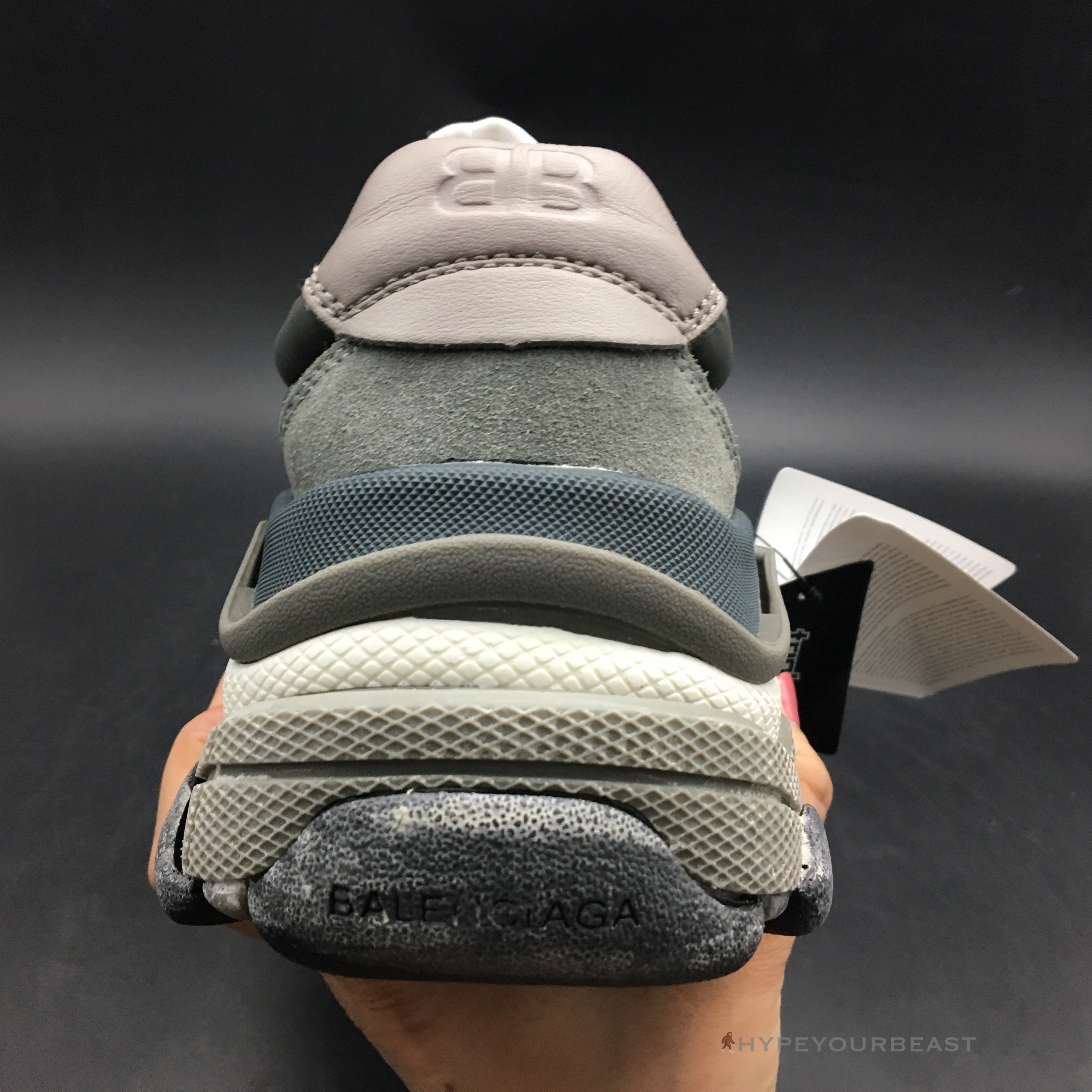 BCG Triple S Grey Suede