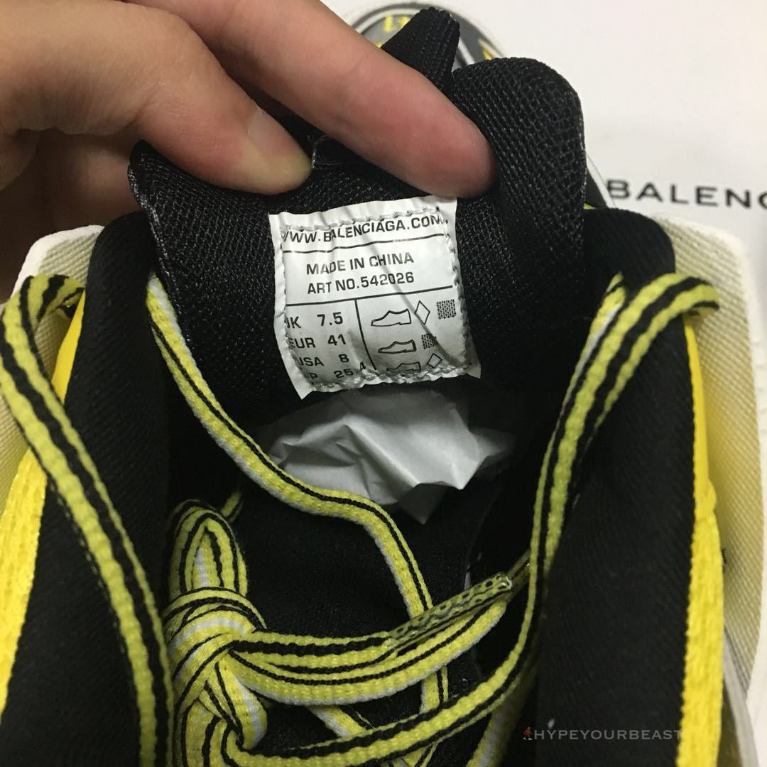 BCG Track Sneakers Yellow Black White