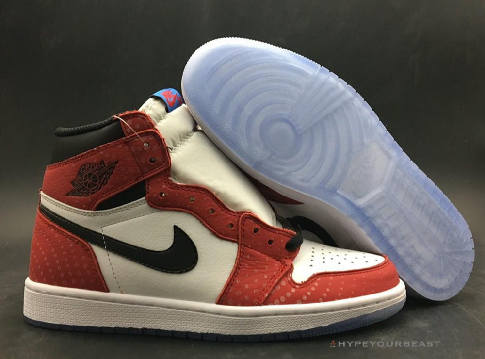 Spider man shoes nike orders jordan 1