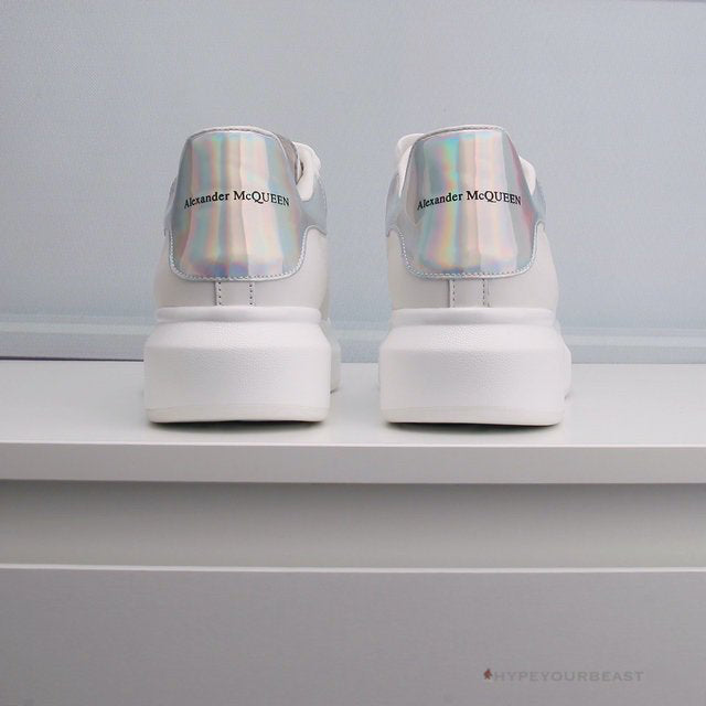 Alexander McQueen White / Silver Heel