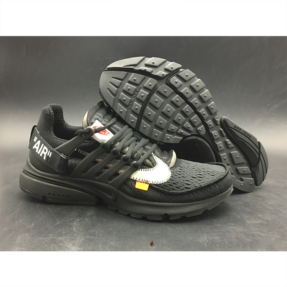 Black nike presto off white best sale