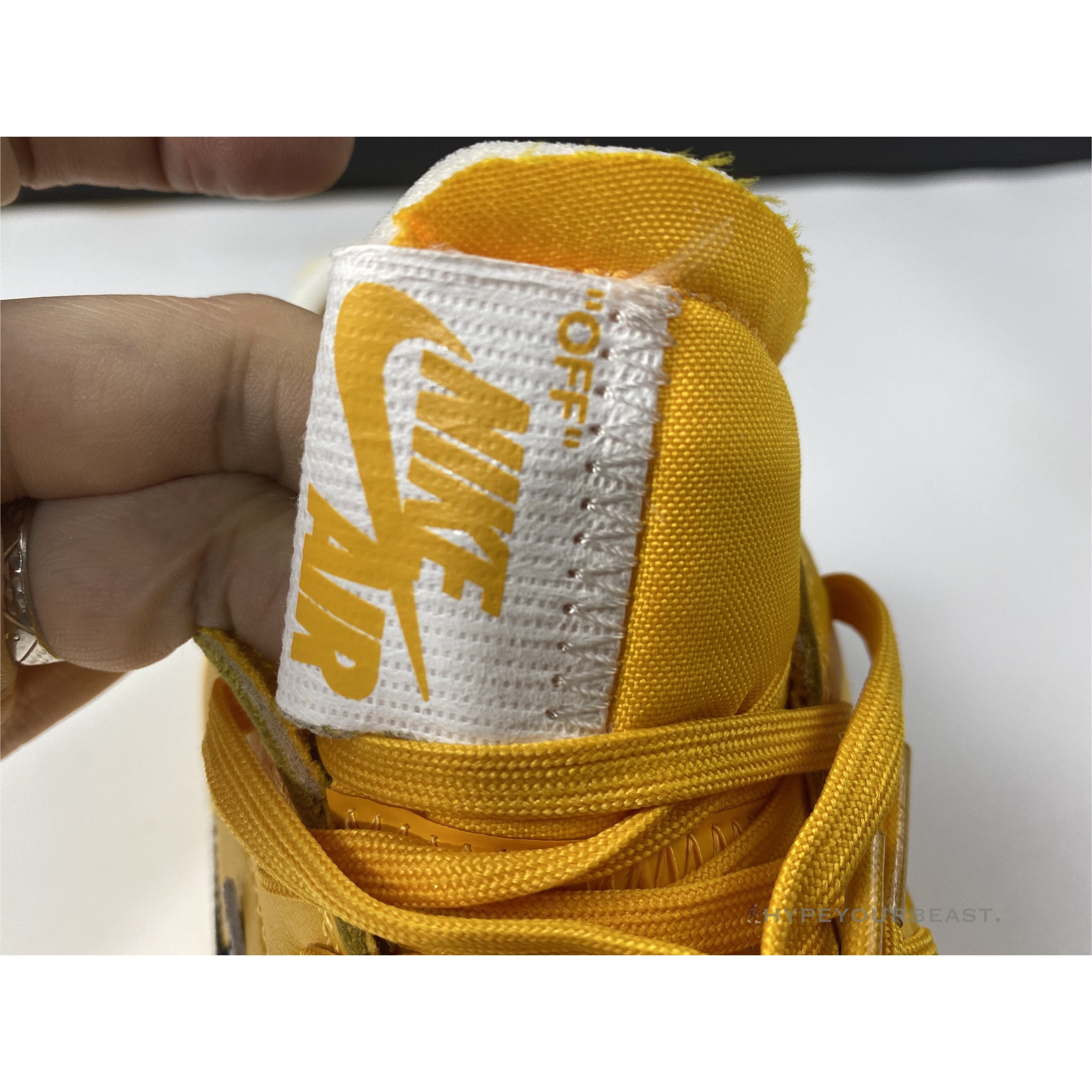 Off White X Air Force 1 Low 'Yellow'