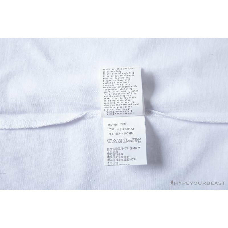 BAPE Readymade Small Bee Camouflage Letter Tee Shirt 'PINK'