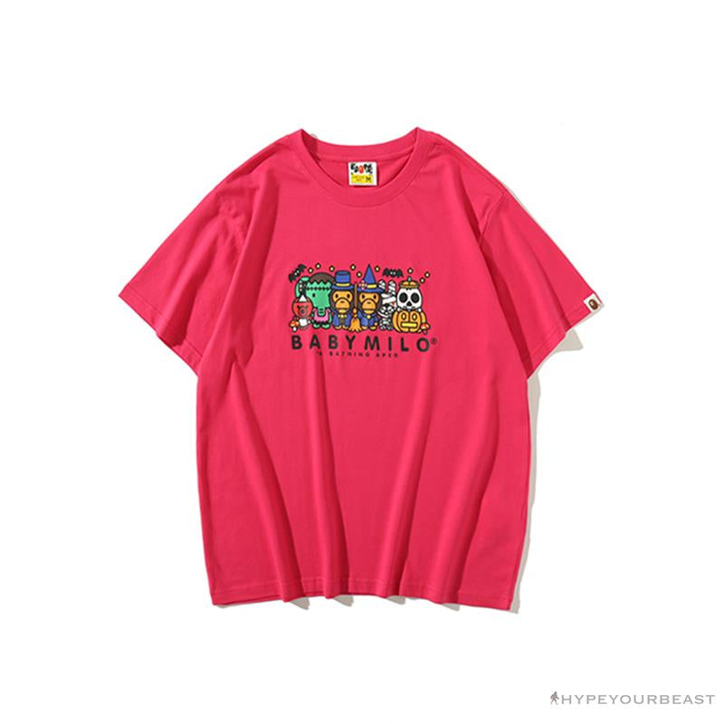 BAPE Baby Milo Halloween Tee Shirt 'PINK'
