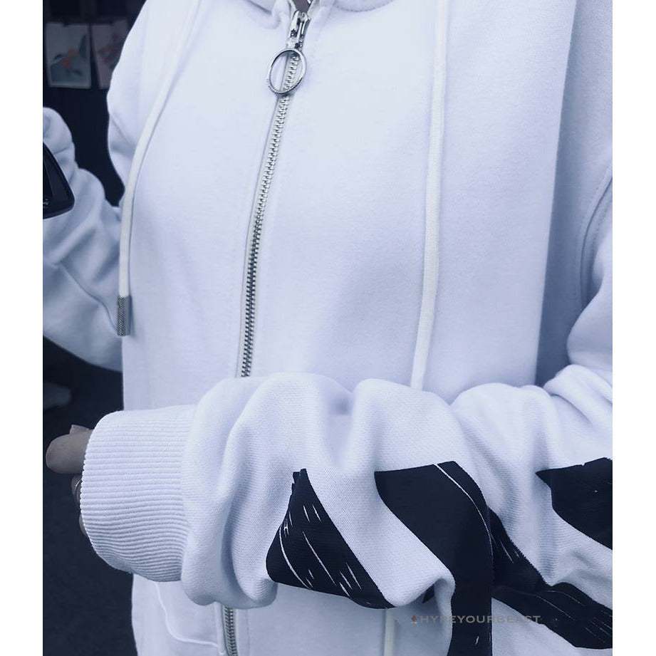Off White Hoodie Seeing Things White