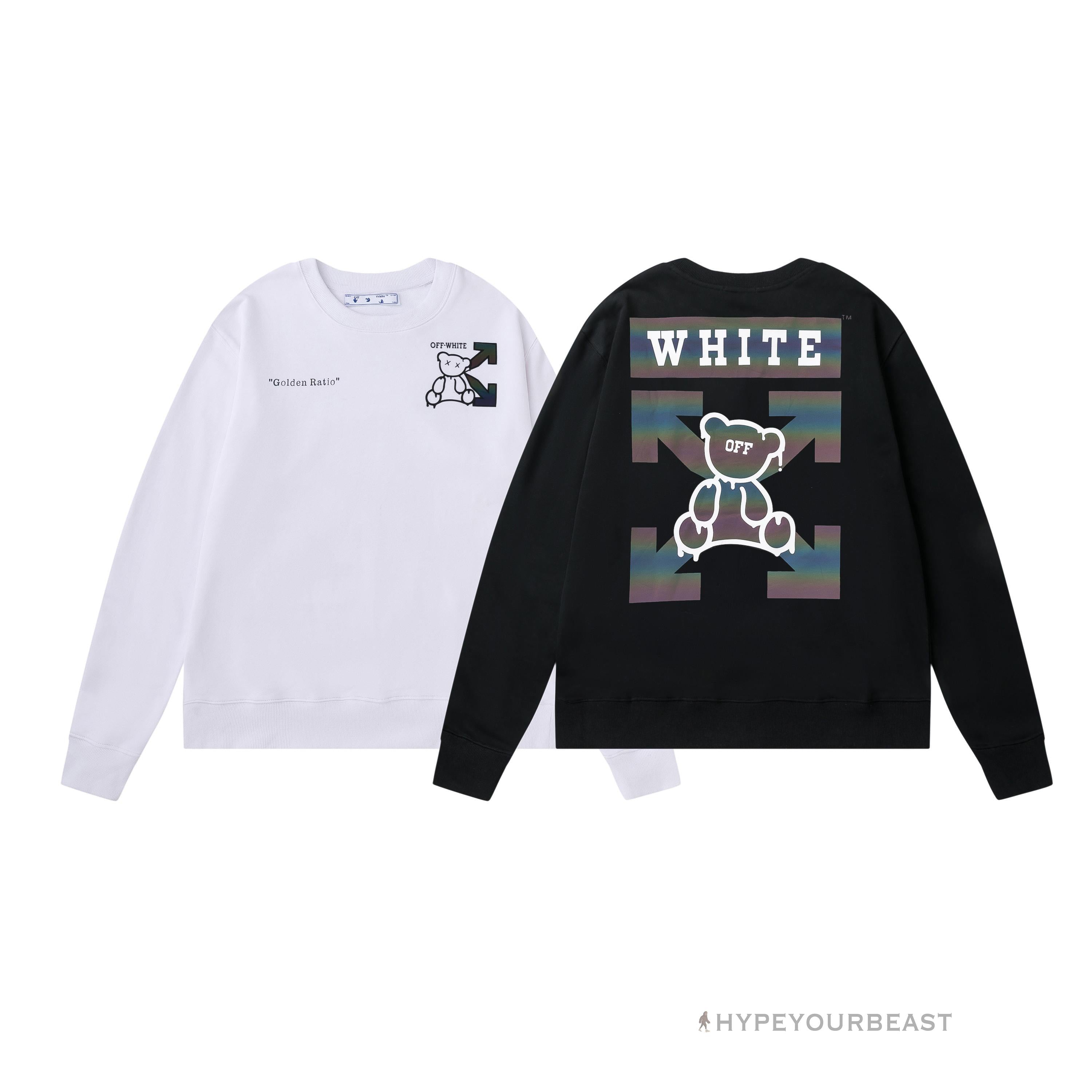 Off White Shirt Bear - Black