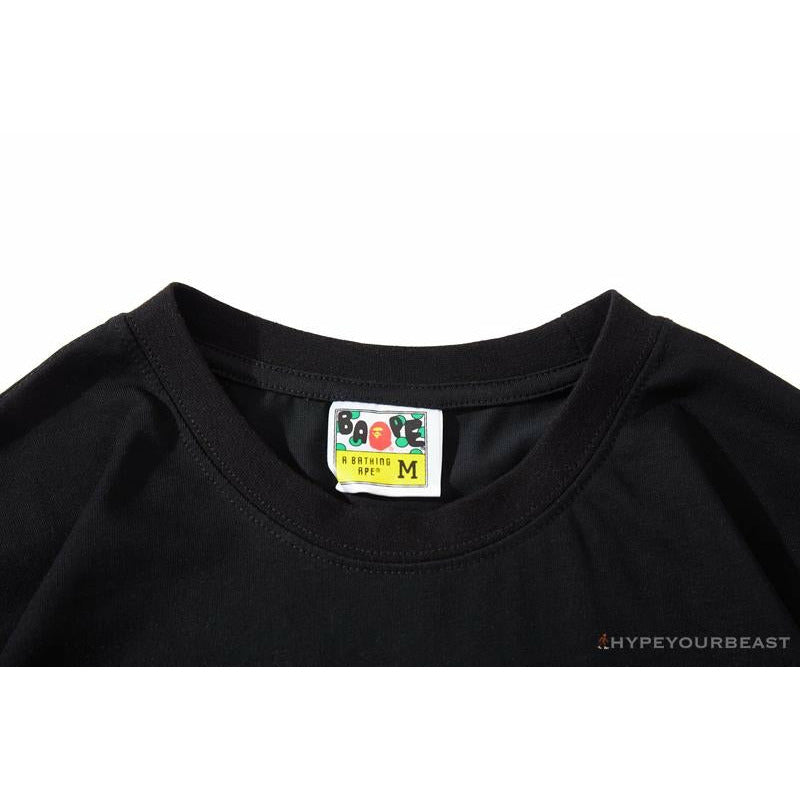 BAPE Baby Shark Red Shark Tee Shirt 'BLACK'