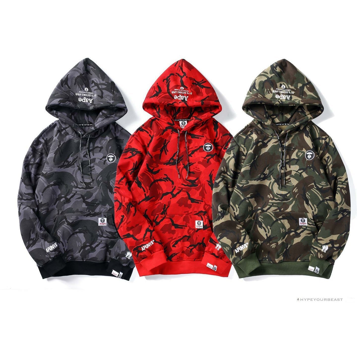 Bape Camo Hoodie Army Camouflage