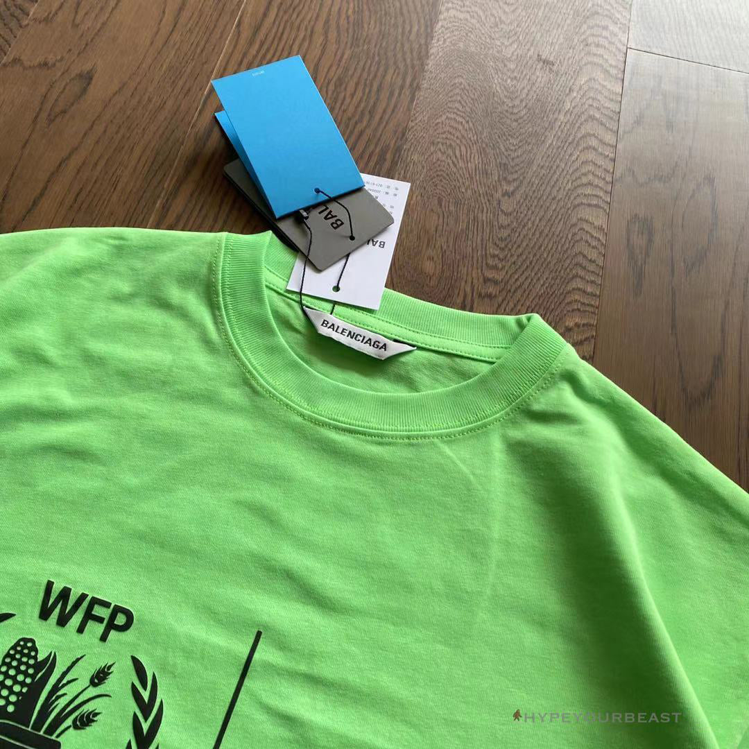 BCG Support Word Food Programme Tee Shirt Green
