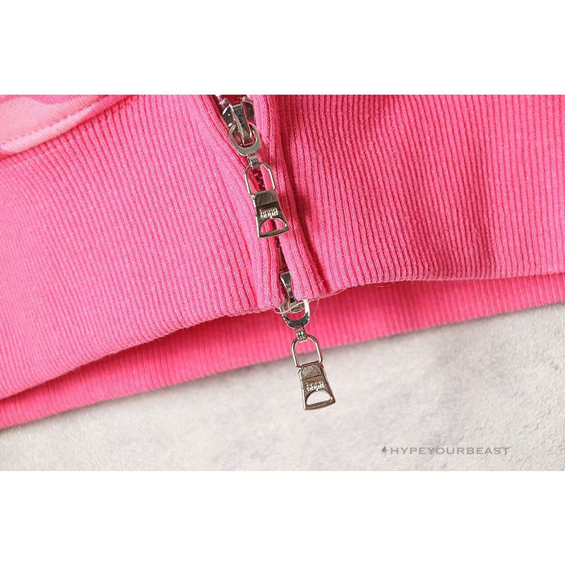 Bape Hoodie Pink