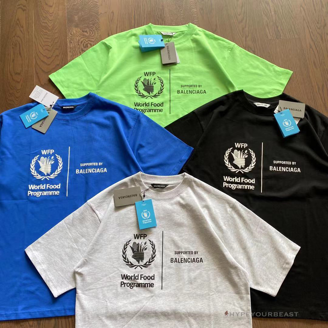 BCG Support Word Food Programme Tee Shirt Blue
