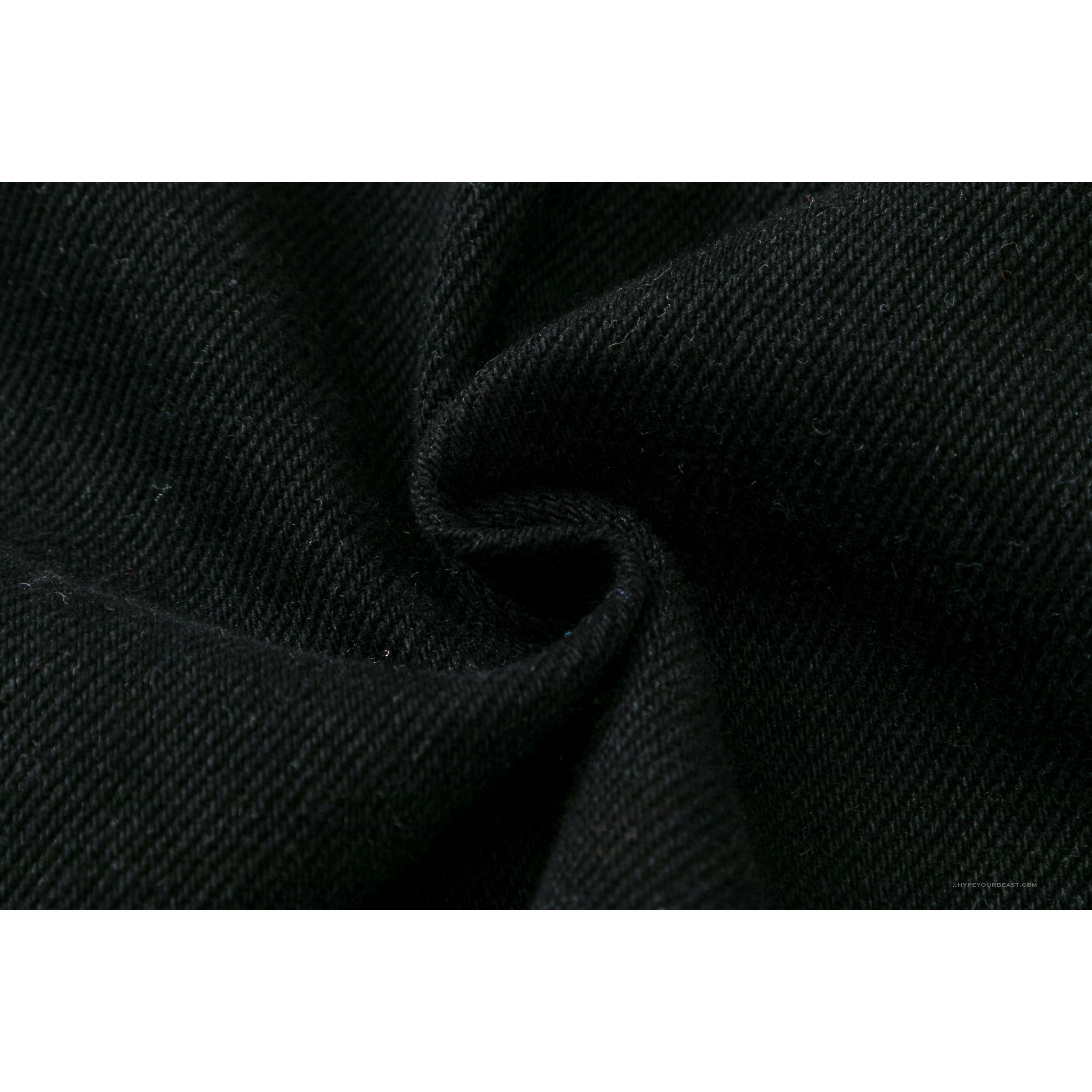 Off White Denim Black Jacket - Black