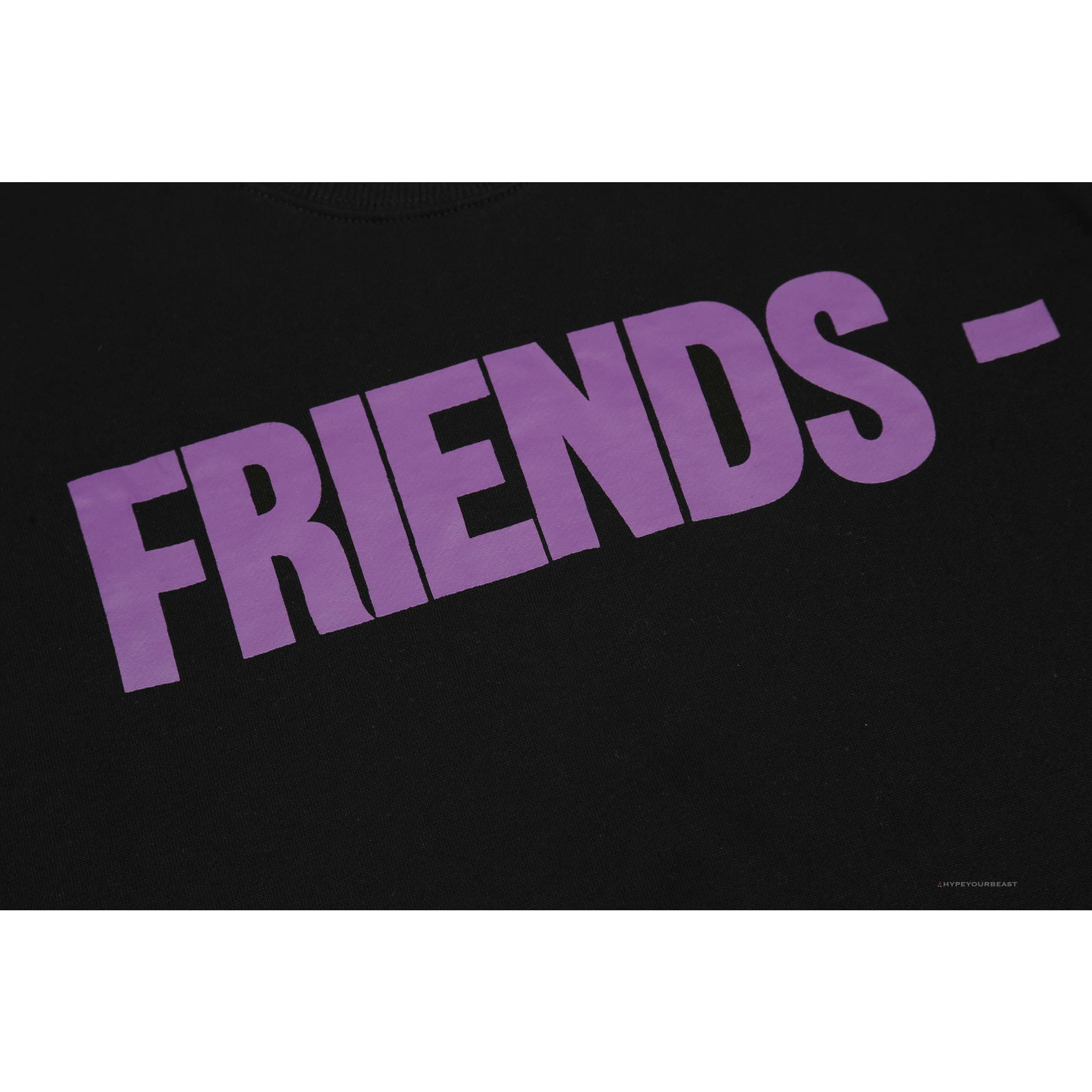 Vlone Purple Friends Shirt - Black