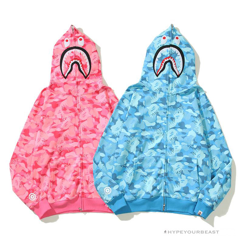 Bape Hoodie Sky Blue