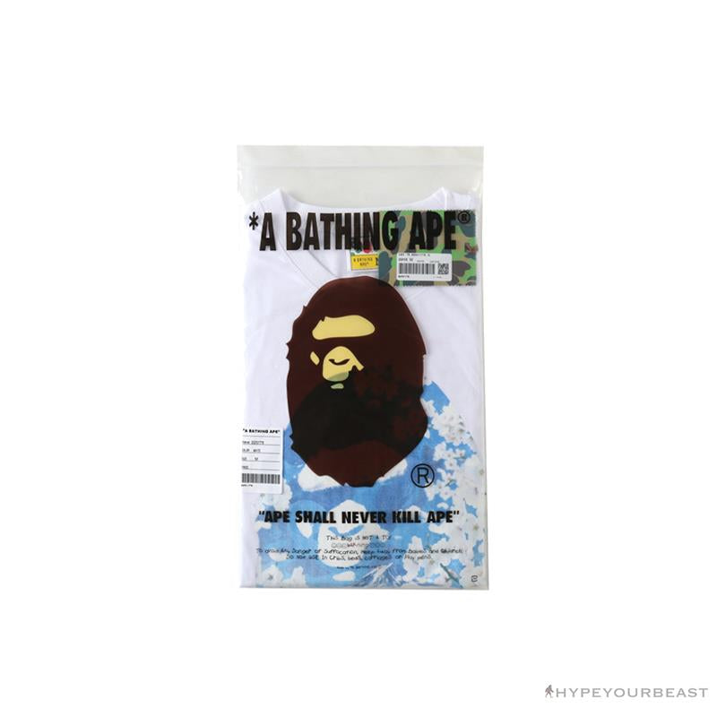 BAPE Japan Limited Edition Mt. Fuji Sakura Tee Shirt 'WHITE'