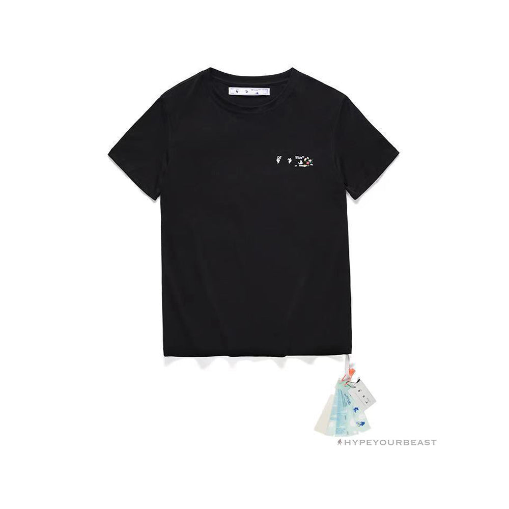 OFF-WHITE Mickey Limited Arrow Tee Shirt 'BLACK'